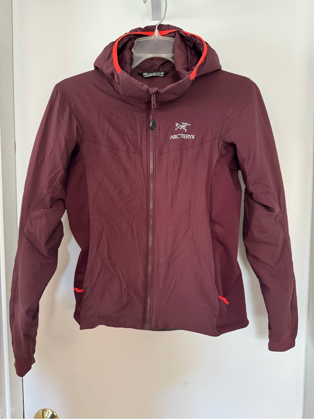 Arc'teryx Women's Maroon Atom LT Hooded Jacket